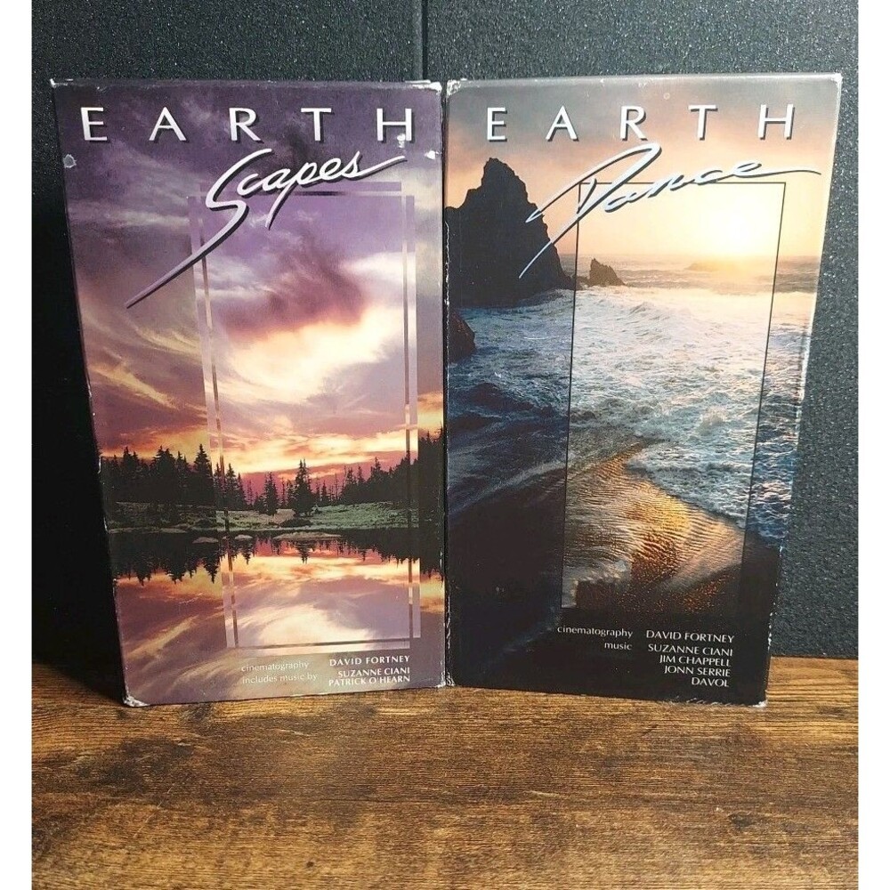 Earth Scapes & Dance VHS 1994 David Fortney Miramar Nature Ambient Suzanne Ciani